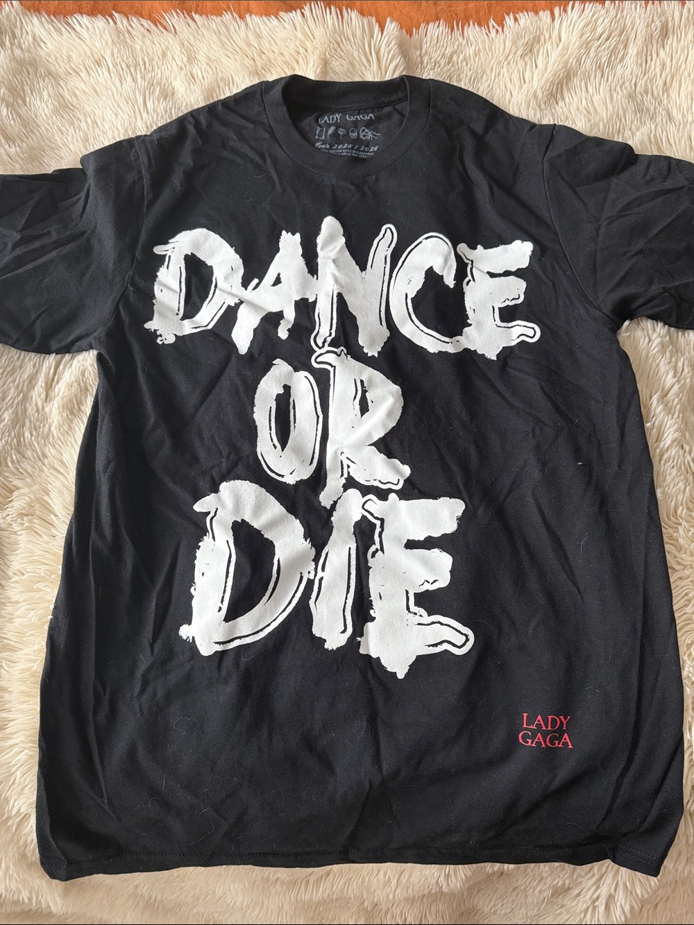 Official Lady Gaga Dance or Die merch/concert t-shirt